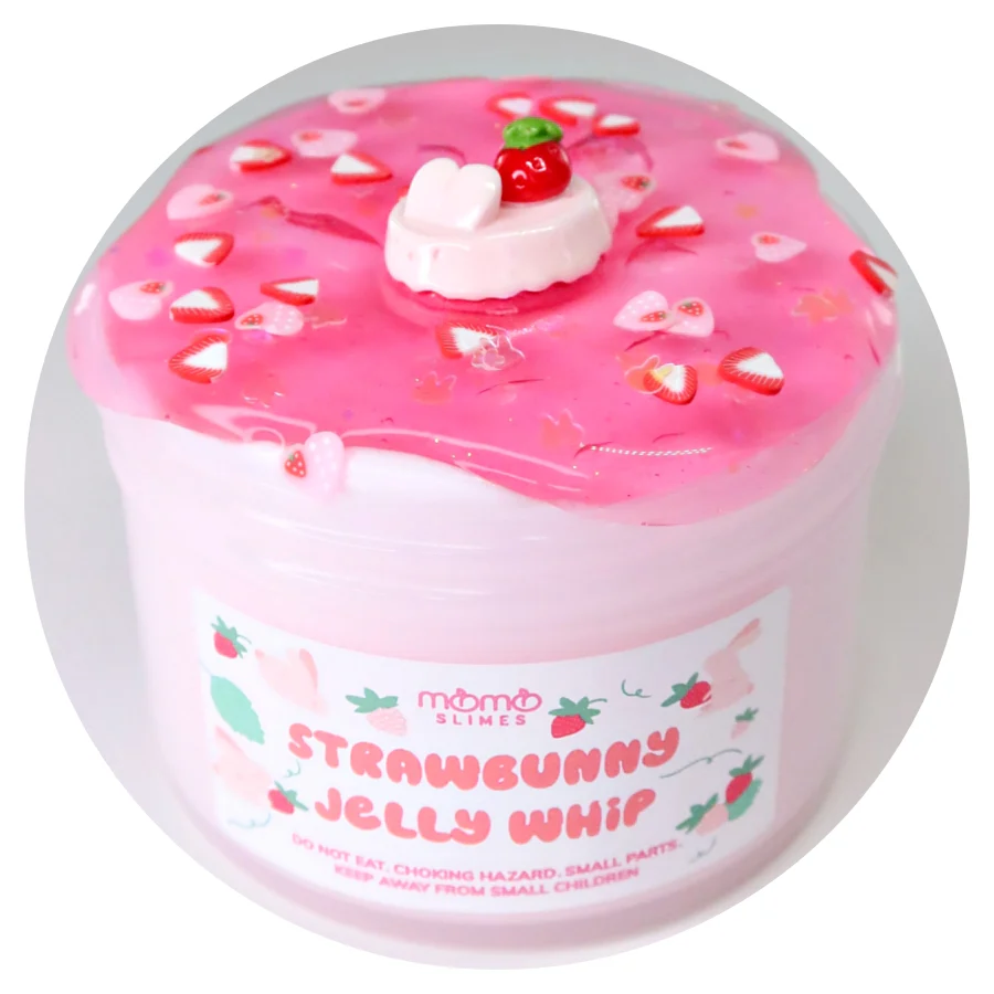 24oz Strawbunny Jelly Whip Slime - Image 2
