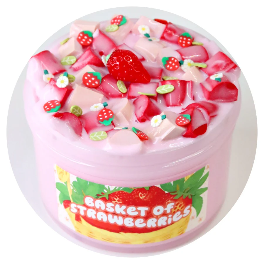 Basket Of Strawberries Slime