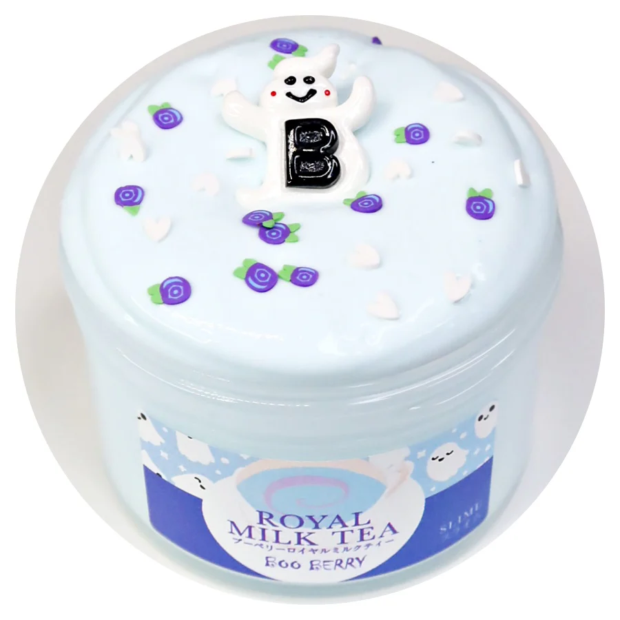 Boo Berry Royal Milk Tea Slime