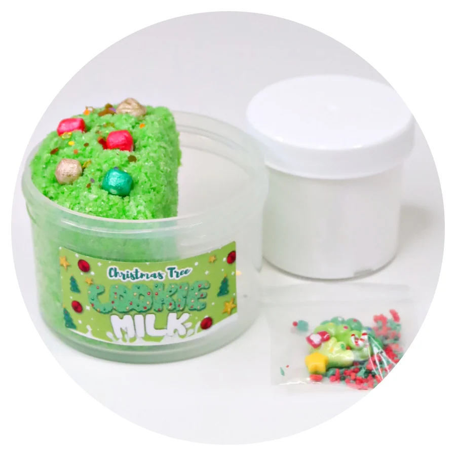 Christmas Tree Cookie Milk Slime - Image 3
