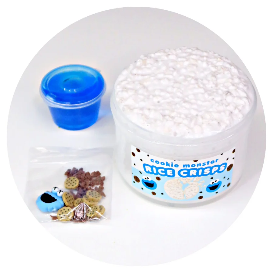 Cookie Monster Rice Crisps Slime - Image 2