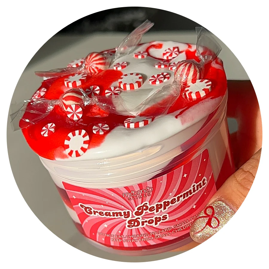 Creamy Peppermint Drops Slime - Image 2