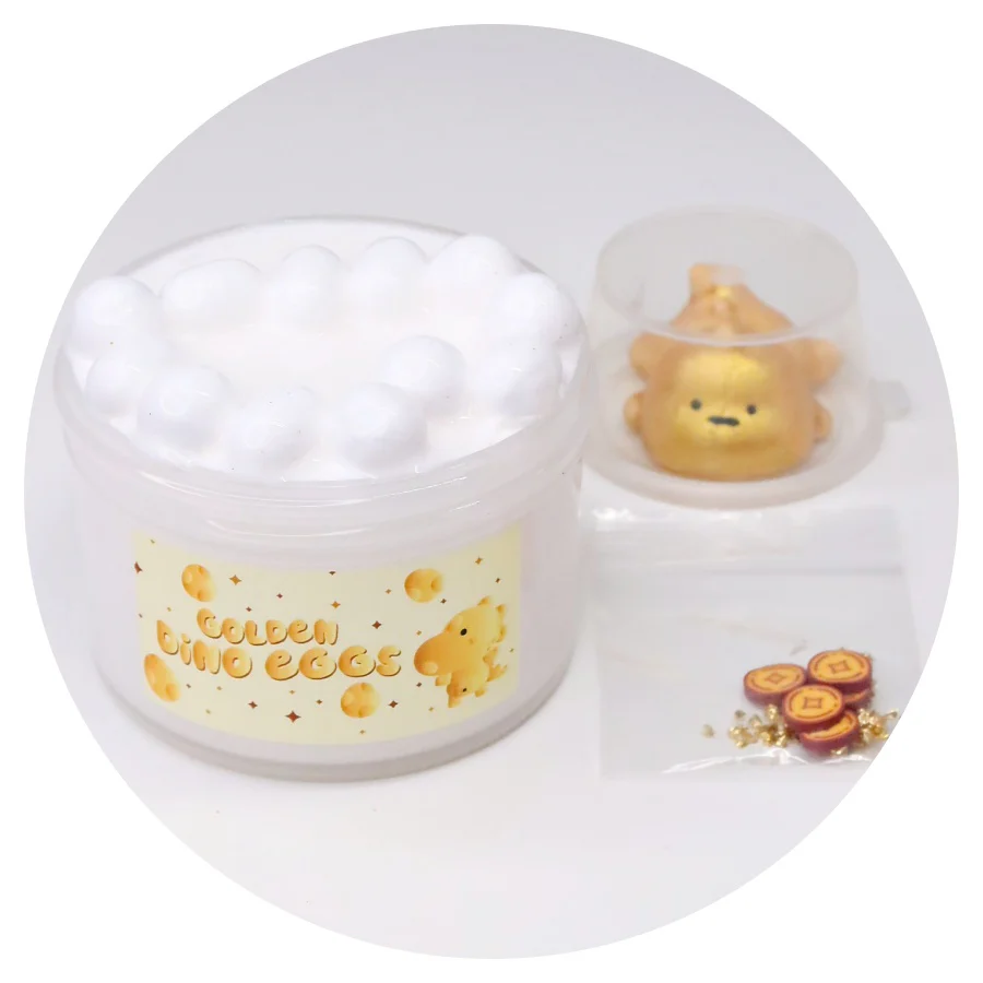 Golden Dino Eggs DIY Slime Kit - Image 2