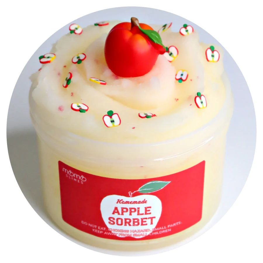 Homemade Apple Sorbet Slime