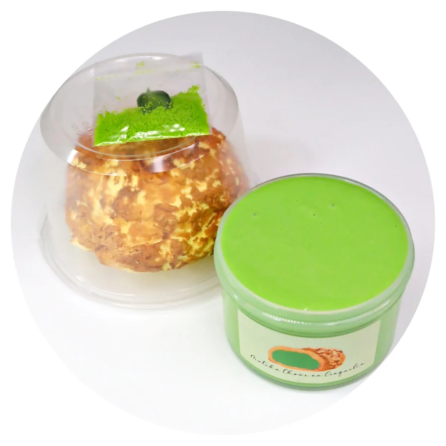 Matcha Choux au Craquelin DIY Slime Kit - Image 2