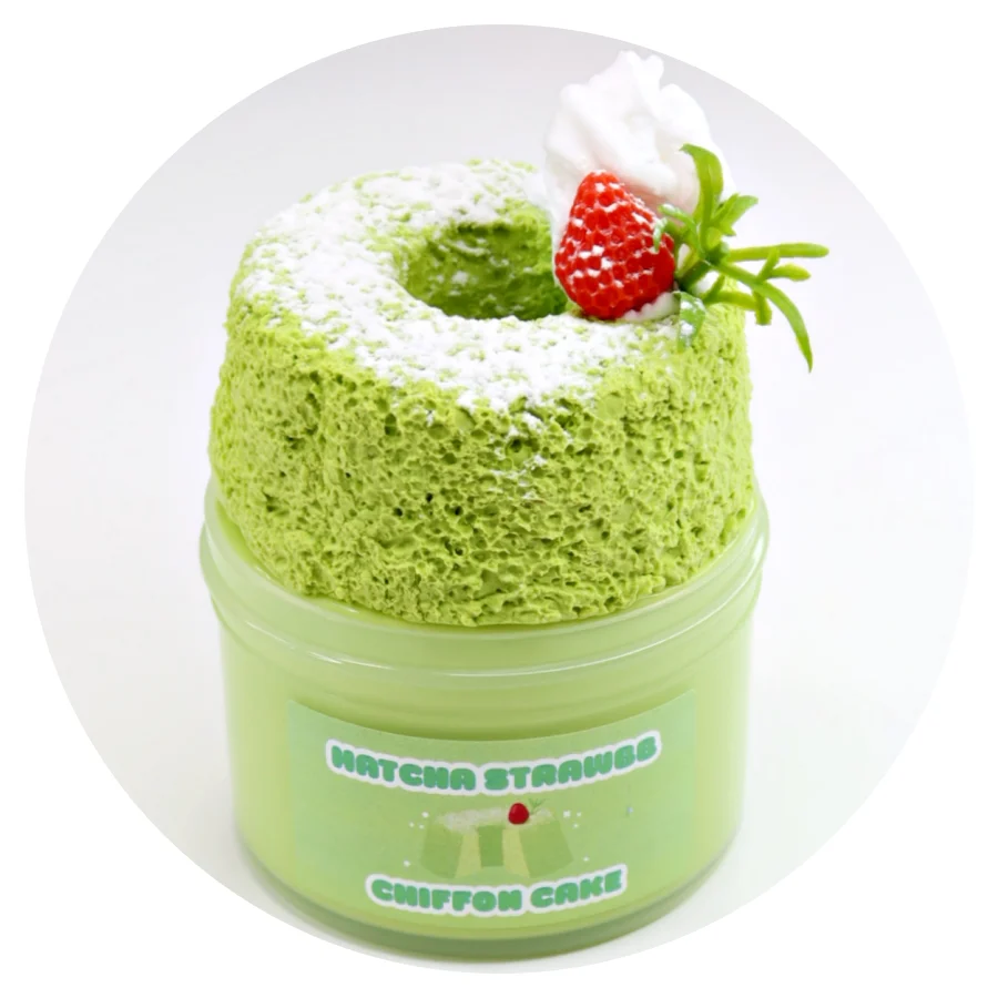 Matcha Strawbb Chiffon Cake