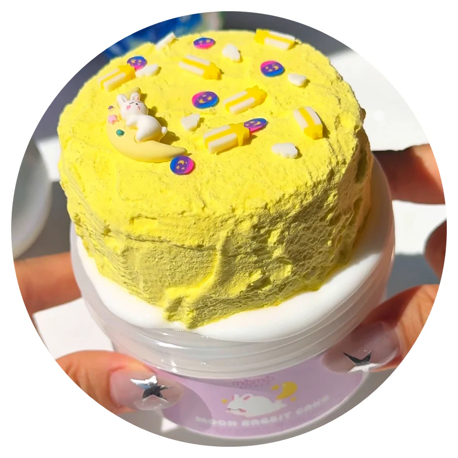 Moon Rabbit Cake DIY Slime Kit - Image 2