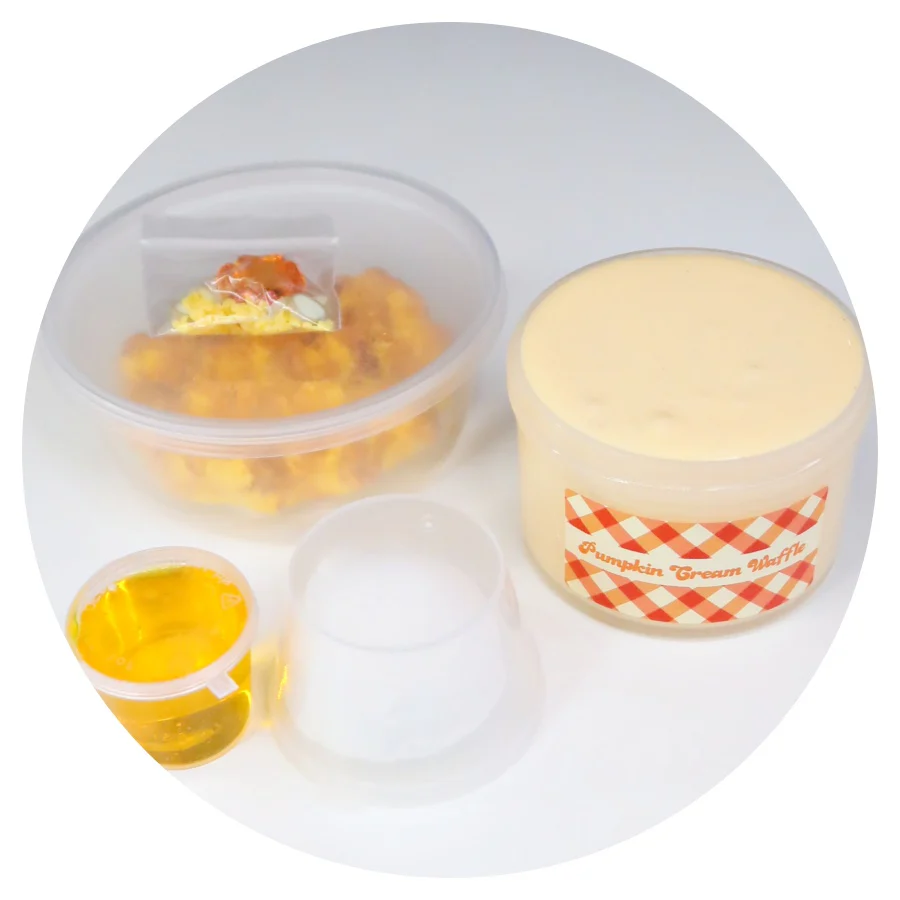 Pumpkin Cream Waffle DIY Slime Kit - Image 2