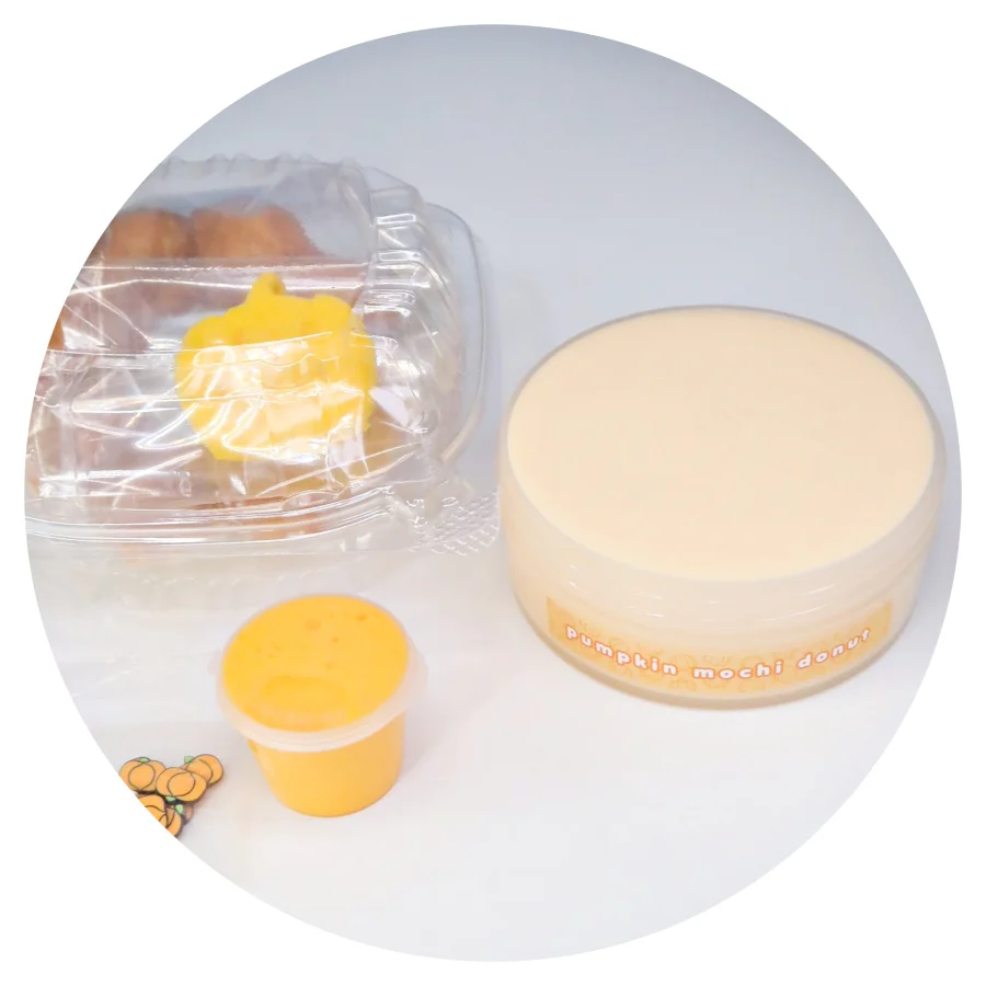 Pumpkin Mochi Donut DIY Slime Kit - Image 3