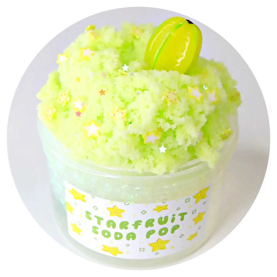 Starfruit Soda Pop Slime