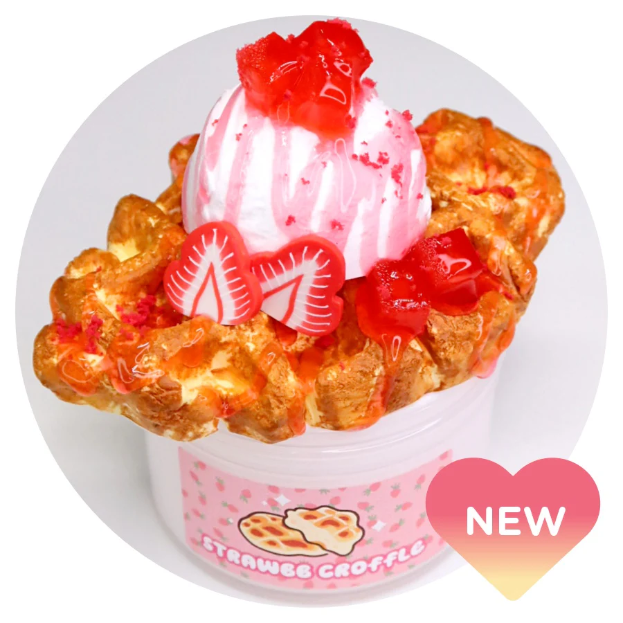 Strawbb Croffle DIY Slime Kit