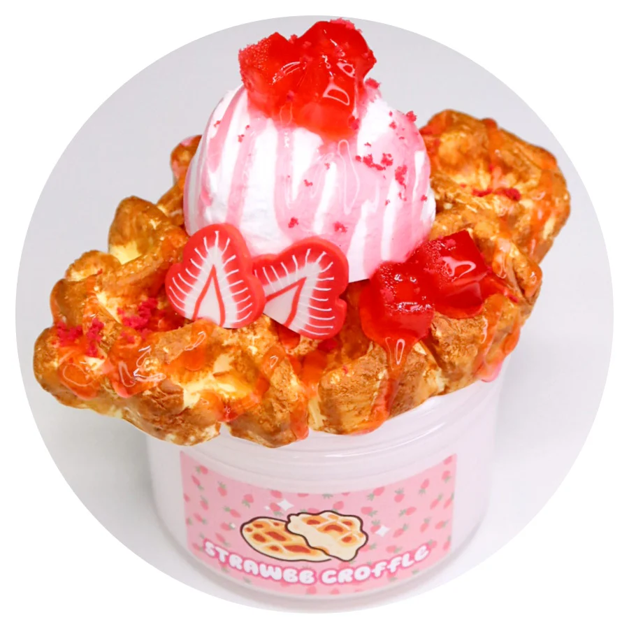 Strawbb Croffle DIY Slime Kit - Image 2