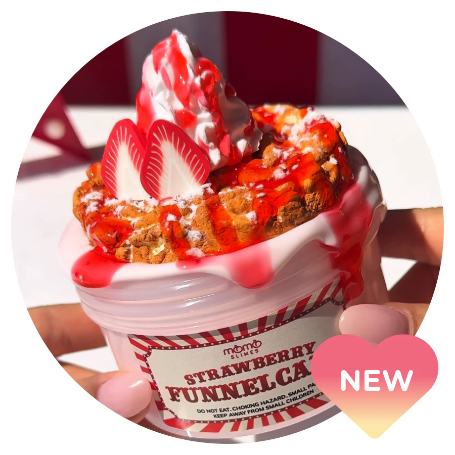 Strawberry Funnel Cake DIY Slime Kit