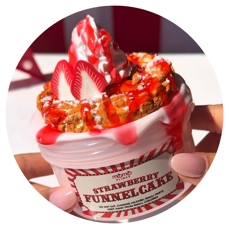 Strawberry Funnel Cake DIY Slime Kit - Image 2